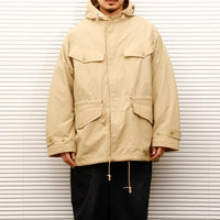 ARMY TWILL / Nylon OX Hooded Coat