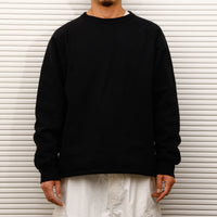 WALLA WALLA SPORT / 13oz CREW SWEAT SHIRT BLACK