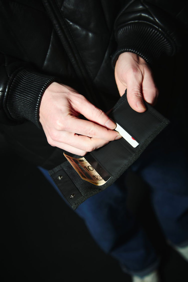 PACKING  MAT RIP WALLET BLACK  PA-056