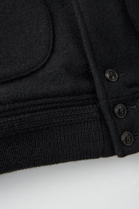 OLD JOE BRAND   BUTTON-FRONT CAMPBELL JACKET ONYX*ONYX