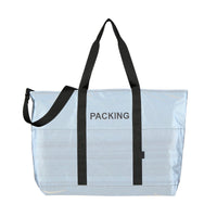 PACKING  BLACK REFLECTIVE TOTE PA-059