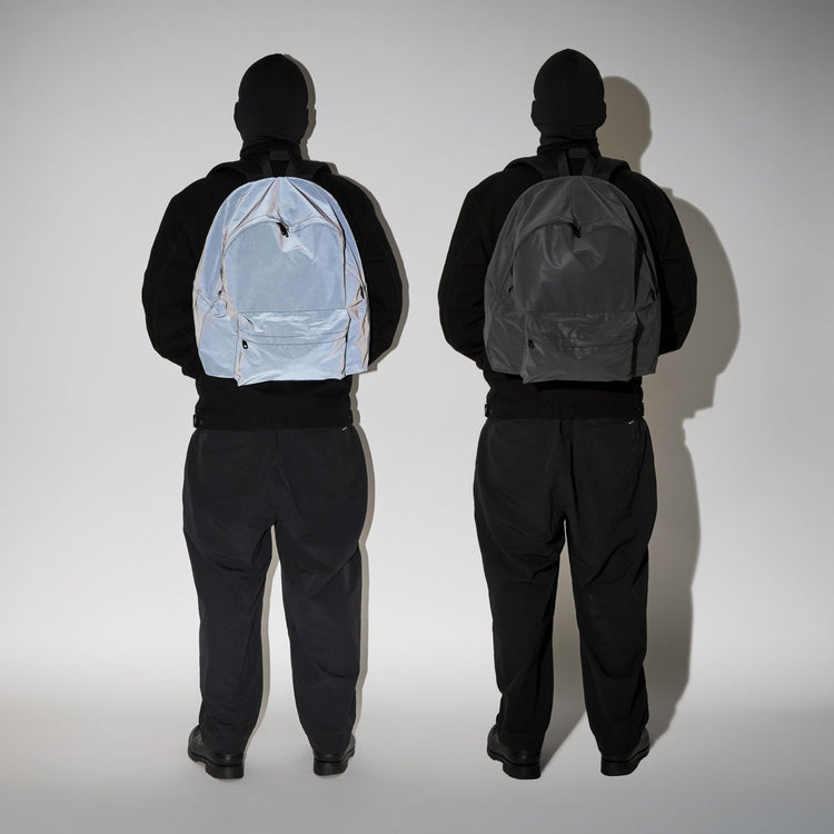 PACKING  BLACK REFLECTIVE BACKPACK PA-057