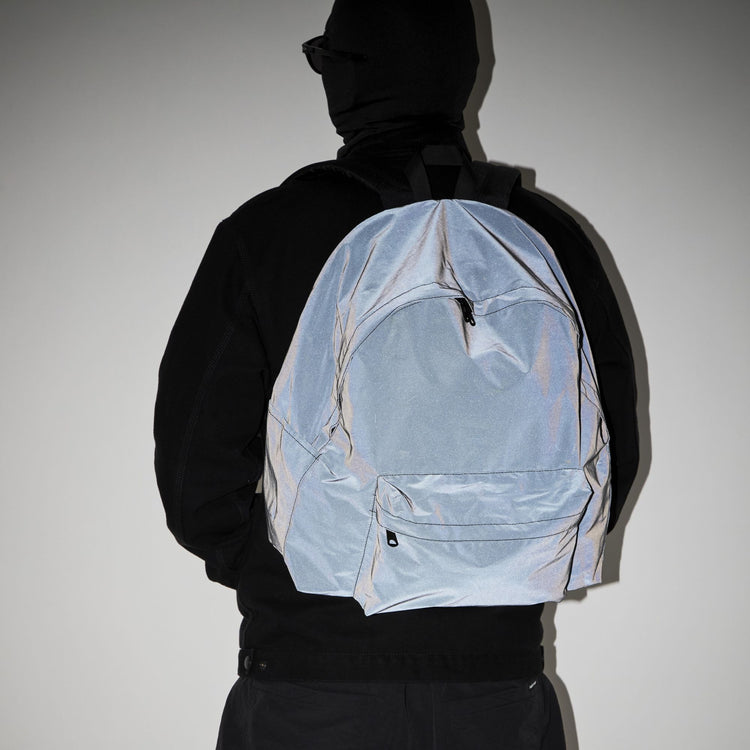 PACKING  BLACK REFLECTIVE BACKPACK PA-057