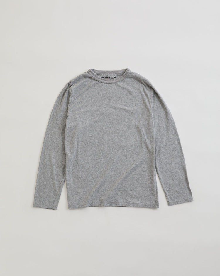 THE SHINZONE  PACK LONG SLEEVE TEE 06 GRAY