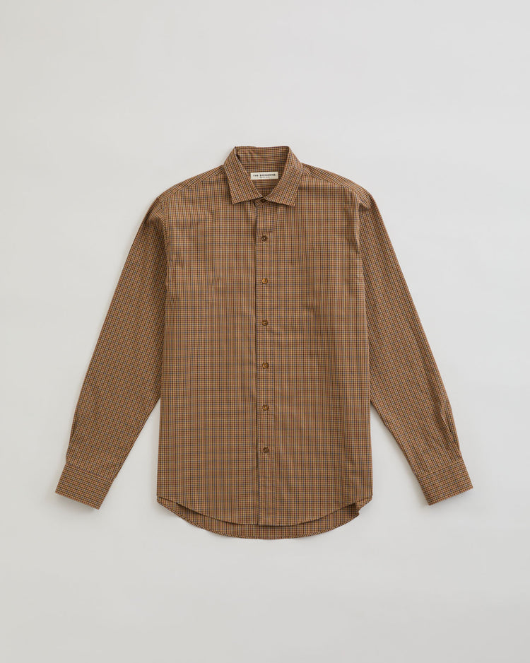 THE SHINZONE / PECK CHECKED SHIRT 41 BEIGE