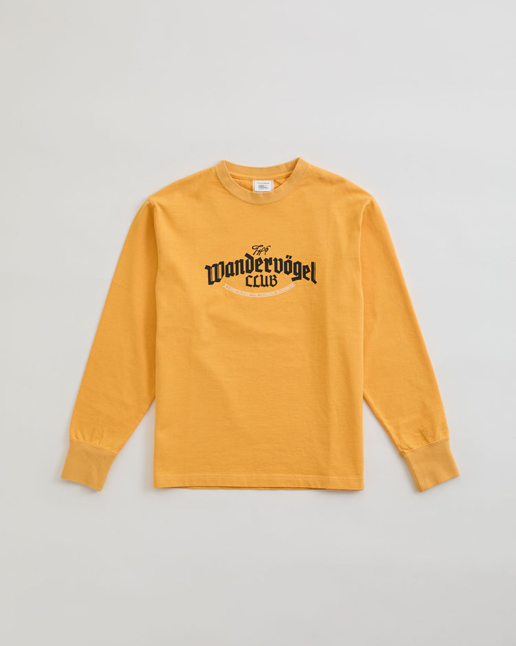 THE SHINZONE / Wandervogel CLUB LONG SLEEVE TEE 53 YELLOW