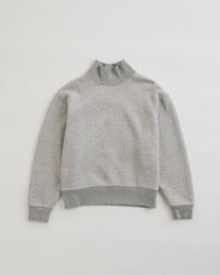 THE SHINZONE  HIGH NECK COMMON SWEATSHIRT 06 GRAY