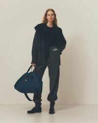 THE SHINZONE / LACE COLLAR BLOUSE 01 WHITE