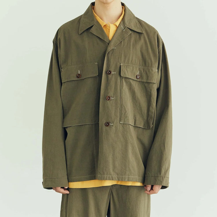 ARMY TWILL / Vintage Gabardine Shirt JK