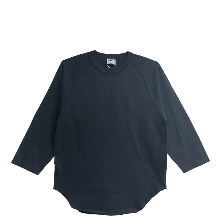 WALLA WALLA SPORT/ 3/4 BASEBALL TEE SOLID 