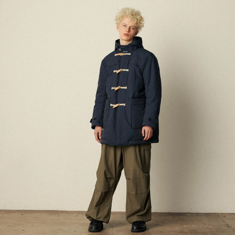 ARMY TWILL / COTTON NYLON DUFFEL COAT