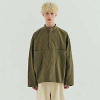 ARMY TWILL / BACK SATIN SMOCK