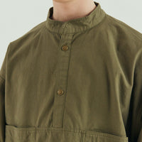 ARMY TWILL / BACK SATIN SMOCK