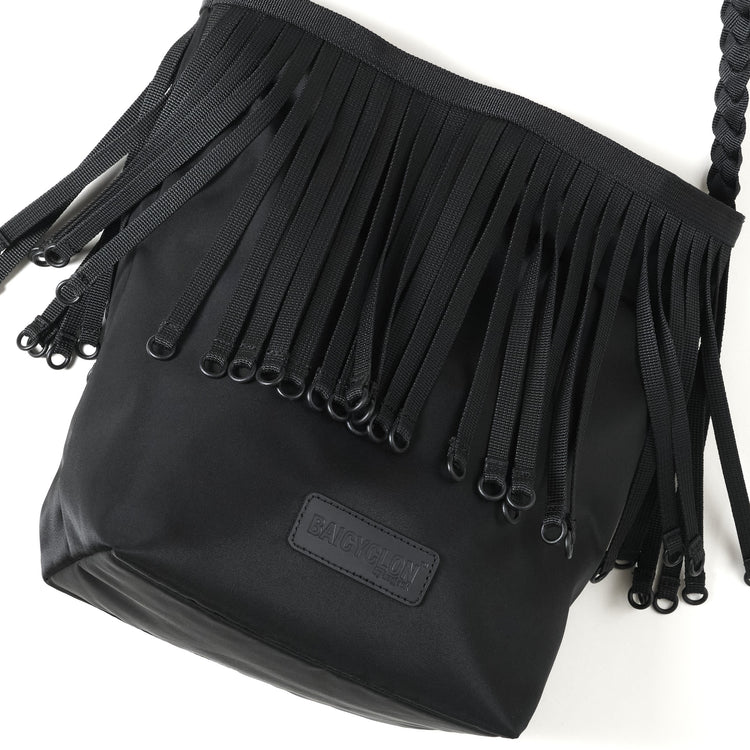 BAICYCLON by bagjack /  TAPE FRINGE ONE SHOUDER BAG (LARGE) BCL-84