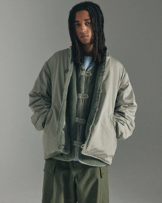 ARMY TWILL  PE WEATHER REVERSIBLE BLOUSON BLACK