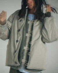 ARMY TWILL  PE WEATHER REVERSIBLE BLOUSON GRAY