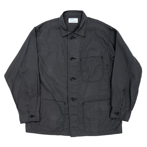 WORKERS / Summer Jacket Charcoarl Linen Cotton