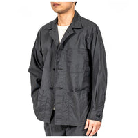 WORKERS / Summer Jacket Charcoarl Linen Cotton