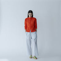 MEYAME / FRONT & BACK LACE PULLOVER　ORANGE