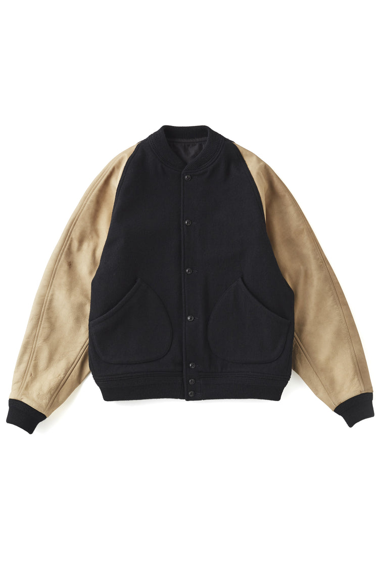 OLD JOE BRAND   BUTTON-FRONT CAMPBELL JACKET ONYX*DUNE