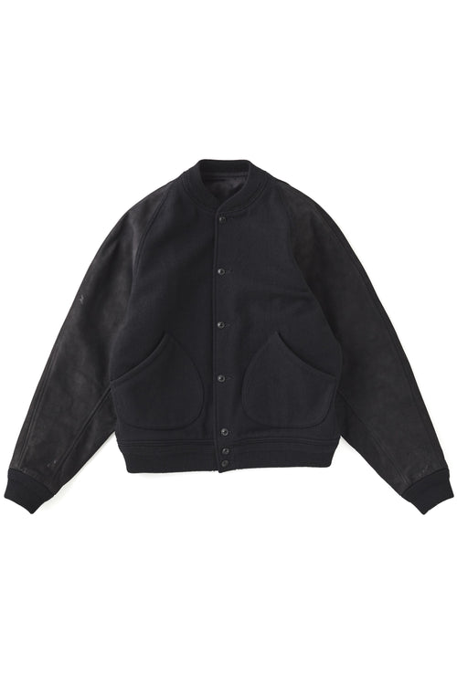 OLD JOE BRAND   BUTTON-FRONT CAMPBELL JACKET ONYX*ONYX
