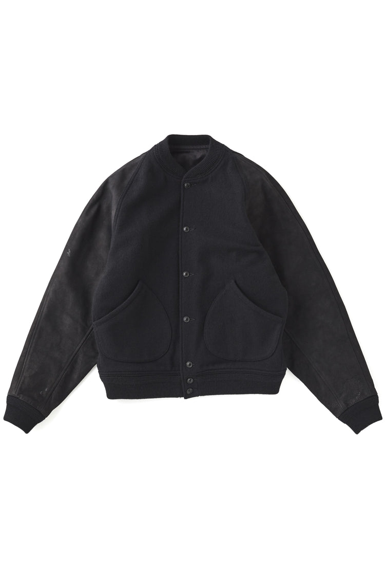 OLD JOE BRAND   BUTTON-FRONT CAMPBELL JACKET ONYX*ONYX