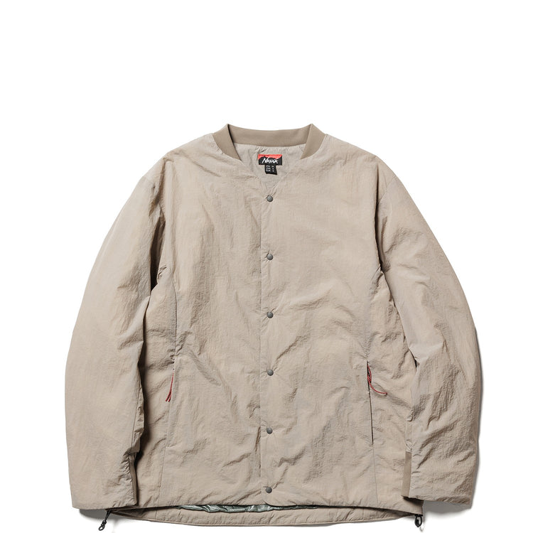 NANGA /NO COLLAR SOFT DOWN CARDIGAN/ノーカラーソフトダウンカーディガン BEIGE