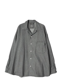 ARMY TWILL / LIGHT DENIM SHIRT CHARCOAL