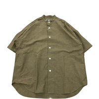 HAVERSACK / C/L Typewriter Band Collar Shirt 