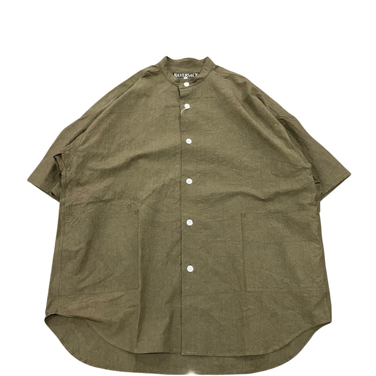 HAVERSACK / C/L Typewriter Band Collar Shirt 