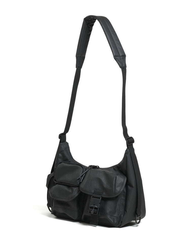 BAICYCLON by bagjack /  MULTI POCKETS SHOUDER BAG SMALL (BLACK2) BCL-85
