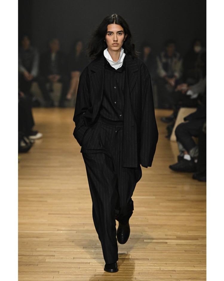 KANEMASA PHIL  36G Wool Stripe Double Jacket