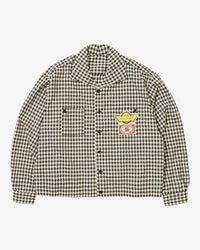 Sillage  rib blouson deadstock digital plaid