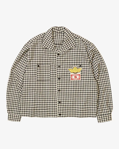 Sillage  rib blouson deadstock digital plaid