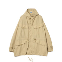 ARMY TWILL / Nylon OX Hooded Coat 