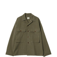 ARMY TWILL / Vintage Gabardine Shirt JK KHAKI