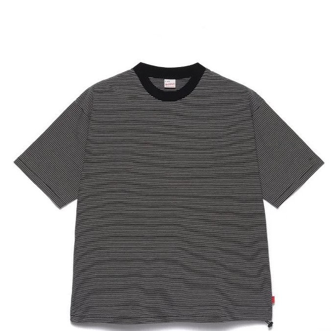 Healthknit / Narrow Border Wide Crew Neck Short Sleeve T-Shirt 