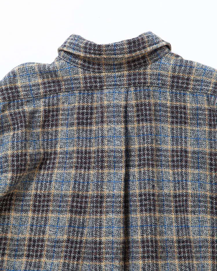 THE CORONA UTILITY CS005 - W.C.W SHIRT PULLOVER / Grey × Brown