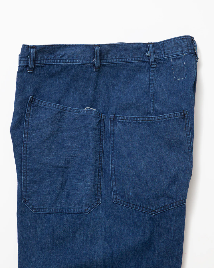 FATIGUE SLACKS  FP015 UTILITY NAVY SLACKS  Indigo w Bio-wash