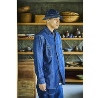 orslow / SUPIMA 100/2 LINEN DUNGAREE WORK SHIRT