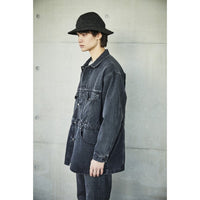 orslow / DENIM HALF COAT BLACK DENIM STONE