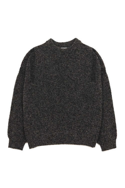 YASHIKI  Shusetsu boucle Knit（終雪） BROWN YSK-25AW-KN12