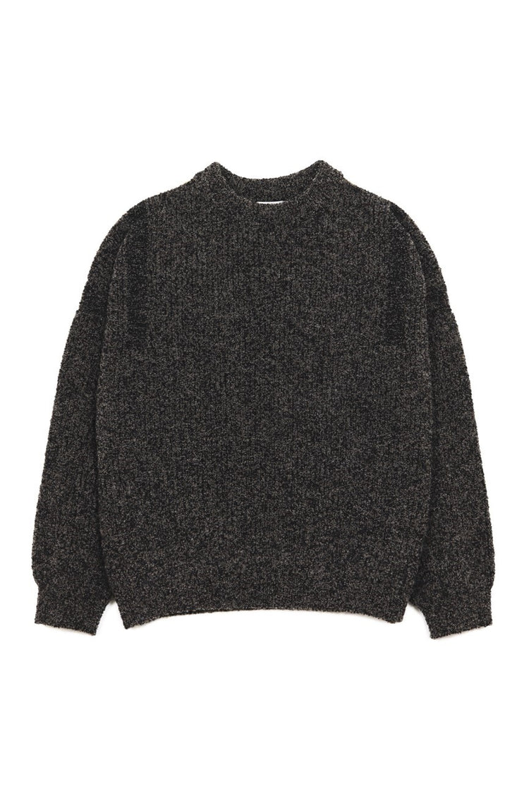 YASHIKI  Shusetsu boucle Knit（終雪） BROWN YSK-25AW-KN12