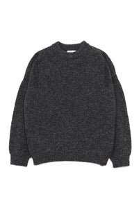 YASHIKI  Shusetsu boucle Knit（終雪） BLACK YSK-25AW-KN12