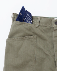 FATIGUE SLACKS  FP015 UTILITY NAVY SLACKS  Light OG w Bio-wash