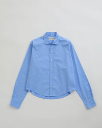 THE SHINZONE / SHORT PECK SHIRT BLUE