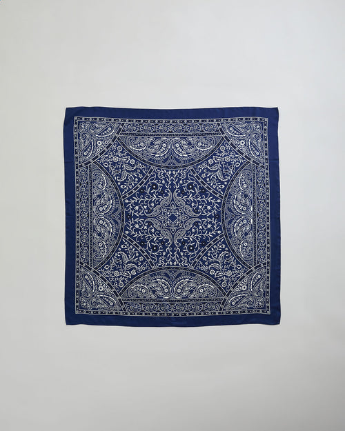 THE SHINZONE / BANDANA PRINTED SILK SCARF