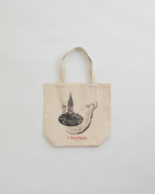 THE SHINZONE / BISTRO SÉBASTIEN TOTEBAG ECRU