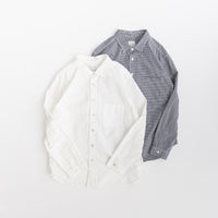 RINEN / 80/2ダウンプルーフ レギュラーカラーシャツ  81.ギンガム