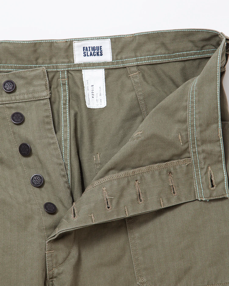 FATIGUE SLACKS  FP015 UTILITY NAVY SLACKS  Light OG w Bio-wash